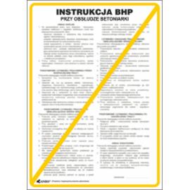 ZZ-IBB04 - Instrukcja BHP i PPOŻ BHP przy obsłudze betoniarki - 250x350