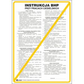 ZZ-IBB07 - Instrukcja BHP i PPOŻ BHP przy pracach ciesielskich - 250x350