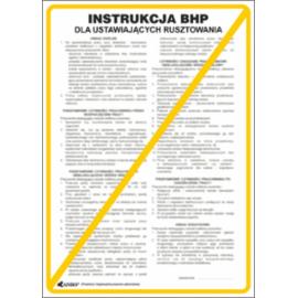ZZ-IBB09 - Instrukcja BHP i PPOŻ BHP dla ustawiających rusztowania - 250x350