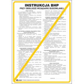 ZZ-IBB10 - Instrukcja BHP i PPOŻ BHP przy obsłudze wciągarki budowlanej - 330x460