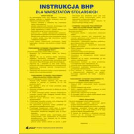 ZZ-IBD01 - Instrukcja BHP i PPOŻ BHP w warsztatach stolarskich - 250x350