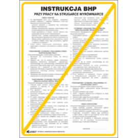 ZZ-IBD06 - Instrukcja BHP i PPOŻ BHP przy obsłudze strugarki wyrównywarki - 250x350