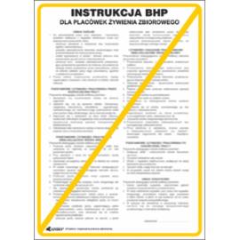 ZZ-IBG03 - Instrukcja BHP i PPOŻ BHP dla placówek żywienia zbiorowego - 250x350