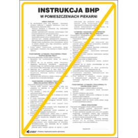 ZZ-IBG21 - Instrukcja BHP i PPOŻ BHP w pomieszczeniach piekarni - 250x350