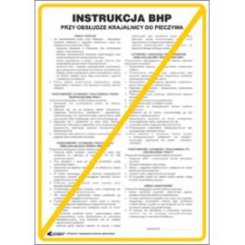 ZZ-IBG27 - Instrukcja BHP i PPOŻ BHP przy obsłudze krajalnicy do pieczywa - 250x350