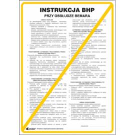 ZZ-IBG28 - Instrukcja BHP i PPOŻ BHP przy obsłudze bemara - 250x350