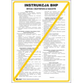 ZZ-IBG31 - Instrukcja BHP i PPOŻ BHP mycia i dezynfekcji naczyń - 250x350