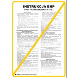 ZZ-IBM04 - Instrukcja BHP i PPOŻ BHP przy obsłudze prasy hydraulicznej - 250x350