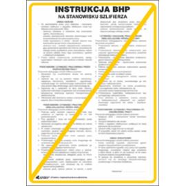 ZZ-IBM27 - Instrukcja BHP i PPOŻ BHP na stanowisku szlifierza - 250x350