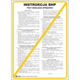 ZZ-IBN07 - Instrukcja BHP i PPOŻ BHP przy obsłudze sprężarki - 250x350