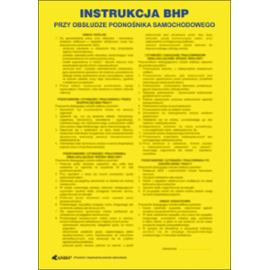 ZZ-IBS05 - Instrukcja BHP i PPOŻ BHP przy obsłudze podnośnika samochodowego - 310x420