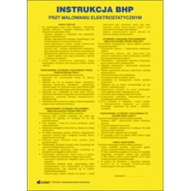 ZZ-IBS07 - Instrukcja BHP i PPOŻ BHP przy malowaniu powierzchni natryskiem elektrostatycznym farbami ciekłymi - 350x500