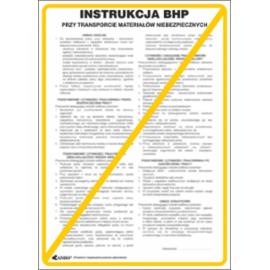 ZZ-IBT07 - Instrukcja BHP i PPOŻ BHP przy transporcie materiałów niebezpiecznych - 250x350