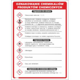 ZZ-IBT19 - Instrukcja BHP i PPOŻ Oznakowania chemikaliów, produktów chemicznych - 250x350