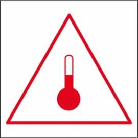 ZZ-T18 - Oznakowanie substancji niebezpiecznych w transporcie Oznakowanie dla materiałów o podwyższonej temperaturze - 300x300