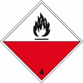 ZZ-T3 - Oznakowanie substancji niebezpiecznych w transporcie Materiały samozapalne - 300x300